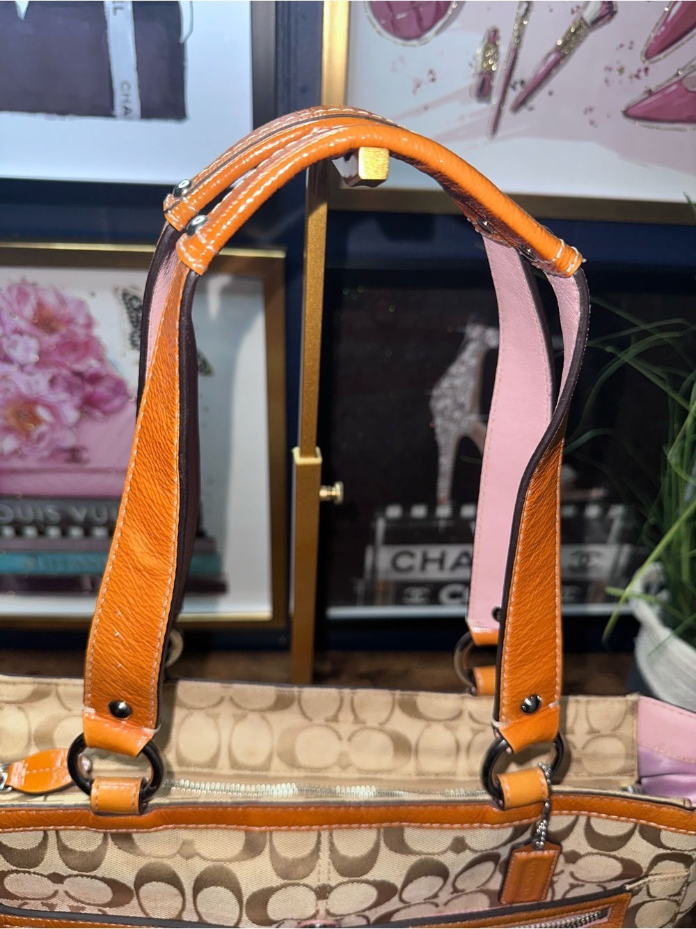 Coach Penelope Signature Tote - Picture 9 of 15